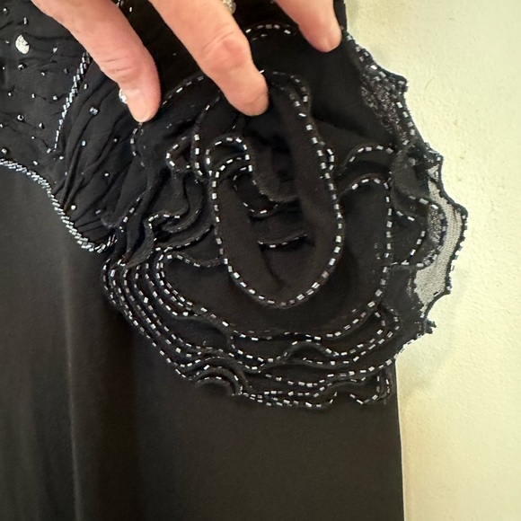 Amanda Adams Couture Hand Beaded and Sequin Embellished Tunic - Picture 10 of 10